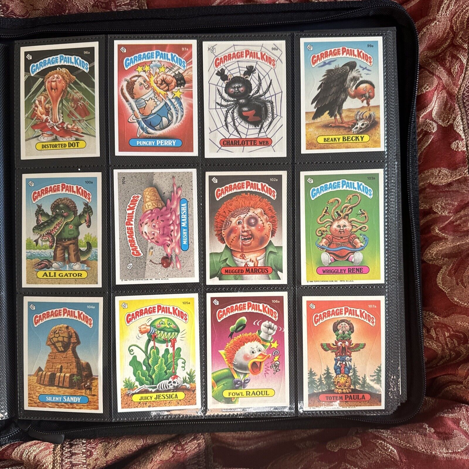Lot of 424 (1985-1987) Vintage Garbage Pail Kids Sticker Cards - No Duplicates!