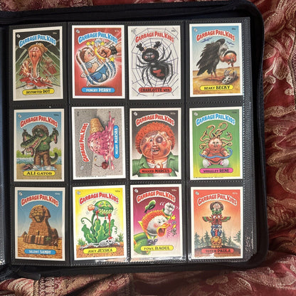 Lot of 424 (1985-1987) Vintage Garbage Pail Kids Sticker Cards - No Duplicates!
