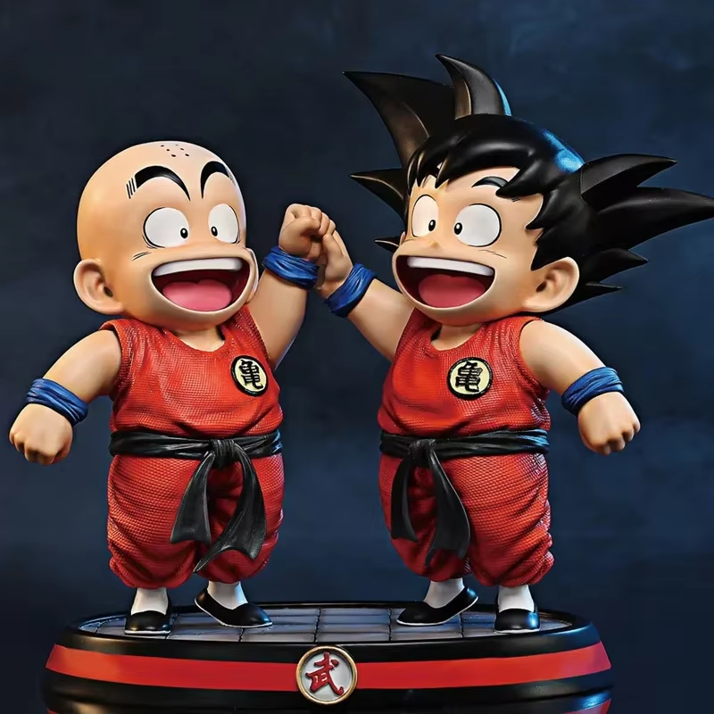 Anime Dragon Ball Z Kids Goku Figure Kuririn Son Goku 14CM PVC Action Figures Co