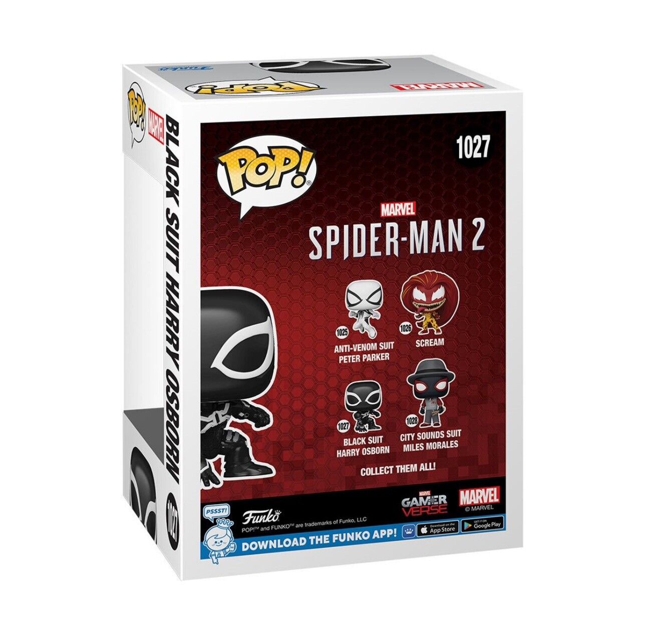 Black Suit Harry Osborn #1027 Funko Pop! Spider-Man 2 Gamer Verse Vinyl Figure