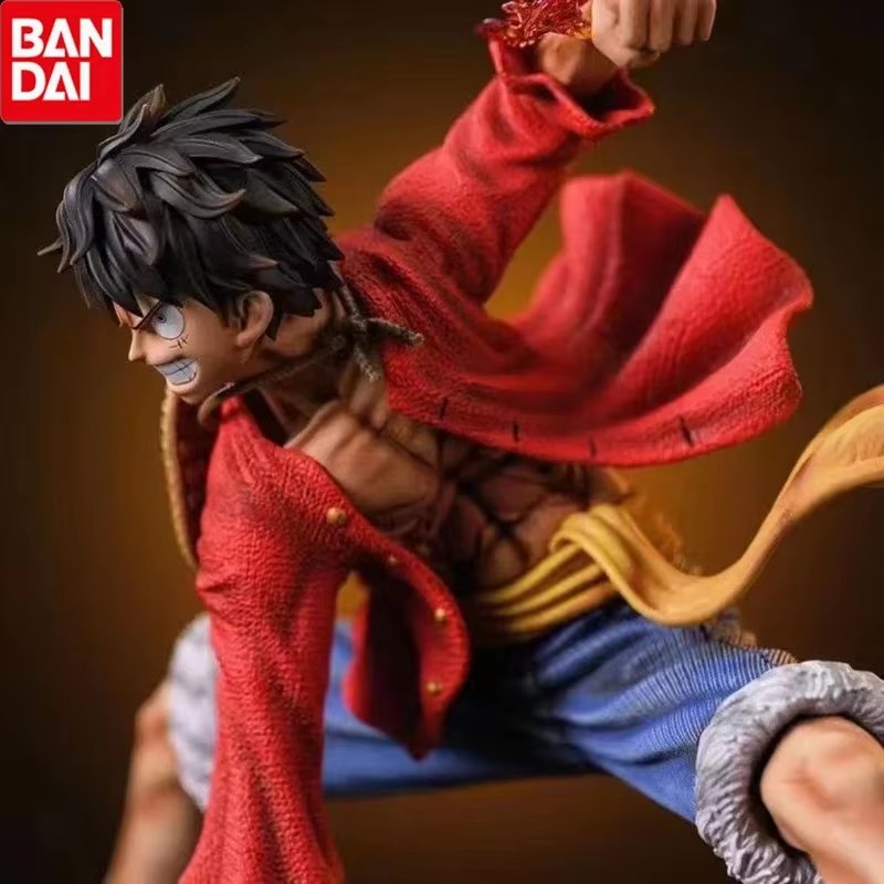 18Cm One Piece Luffy Figures Monkey D. Luffy Battle Style Action Figures Anime C