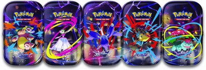 Pokemon MEGA HEROES Mini Tin Display (10 Tins) Factory Sealed