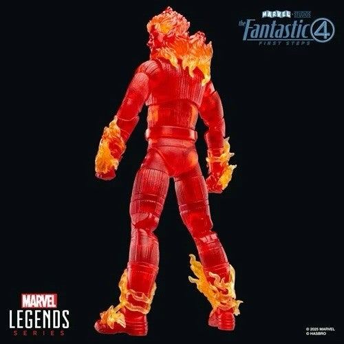 IN HAND!! Marvel Legends Fantastic Four First Steps HUMAN TORCH 6" Hasbro Figure
