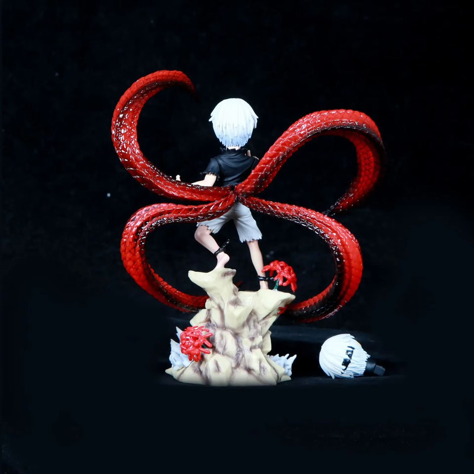 18Cm Tokyo Ghouls Kaneki Ken Centipede Q Edition Anime Figure Model Statue Boys 
