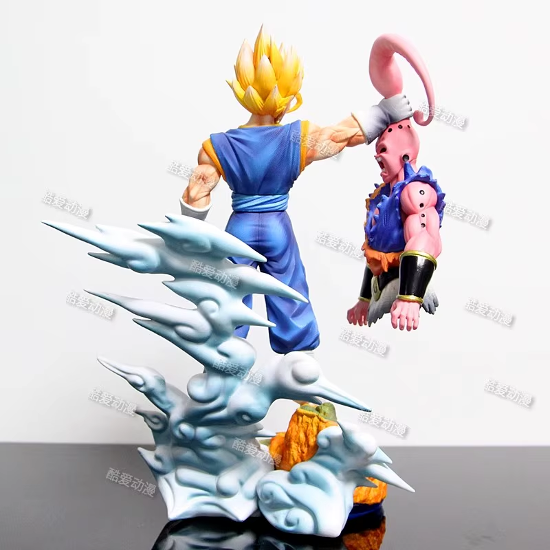 Anime Dragon Ball Son Goku Figure Super Saiyan Goku Vs Majin Buu Action Figures 