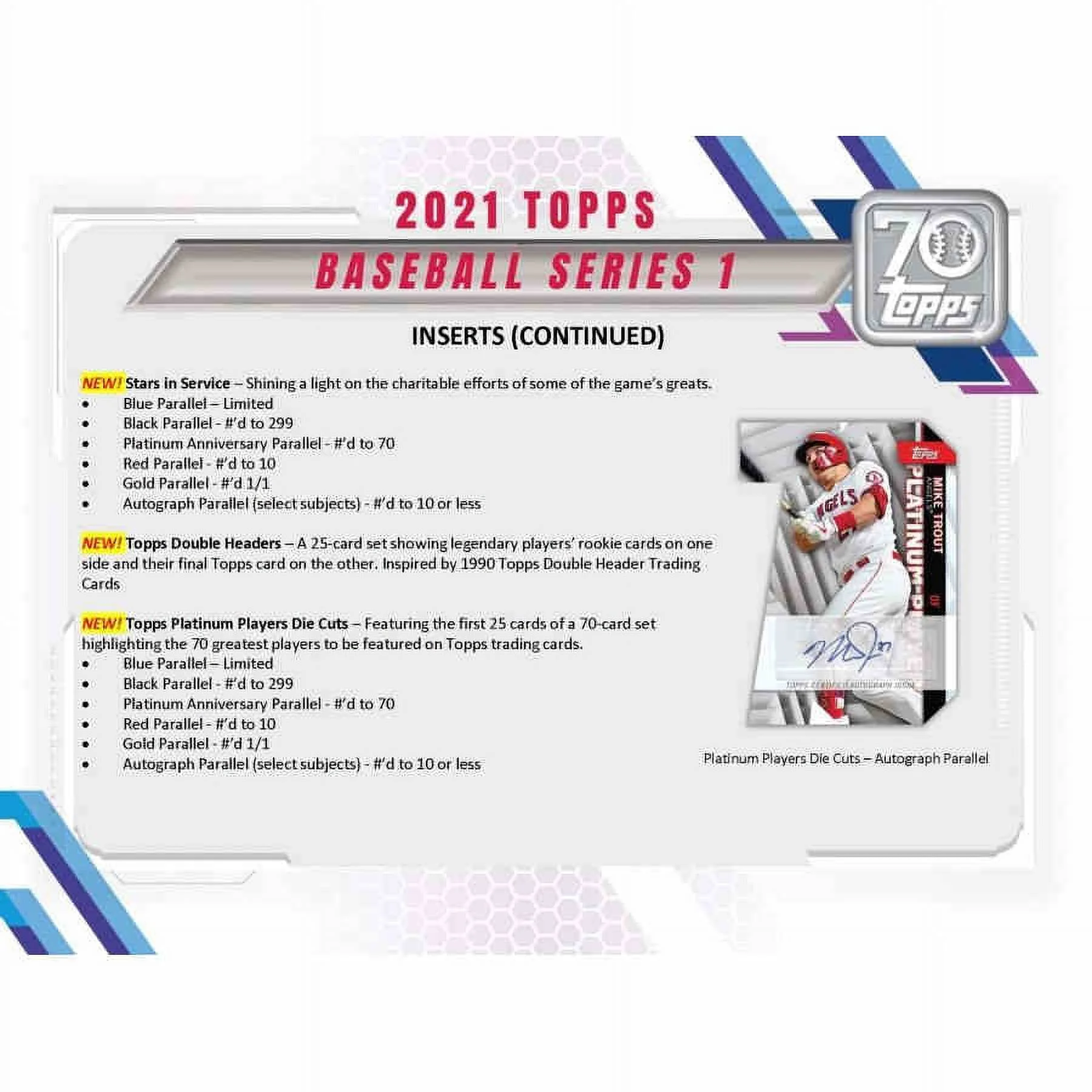 2021 Series 1 Baseball Blaster Trading Cards