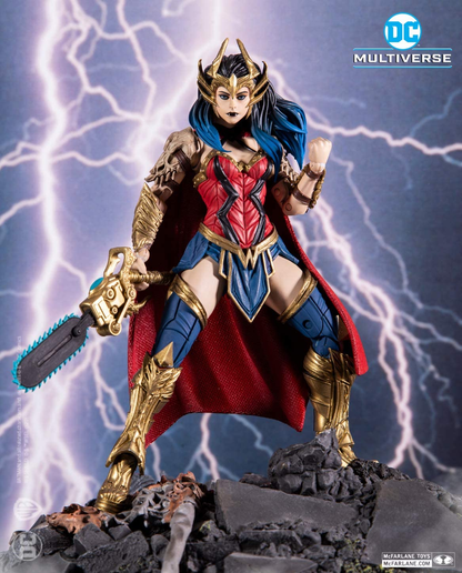 - DC Multiverse Dark Nights: Death Metal Wonder Woman 7" Action Figure with Buil