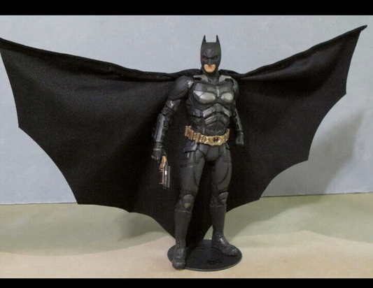 Custom Batman Mcfarlane the Dark Knight Series 1:12 Wired Cape Bale NOT FIGURE