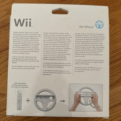 Nintendo Wii Wheel Wii Remote Controller ... NEW and SEALED (Genuine — Official)
