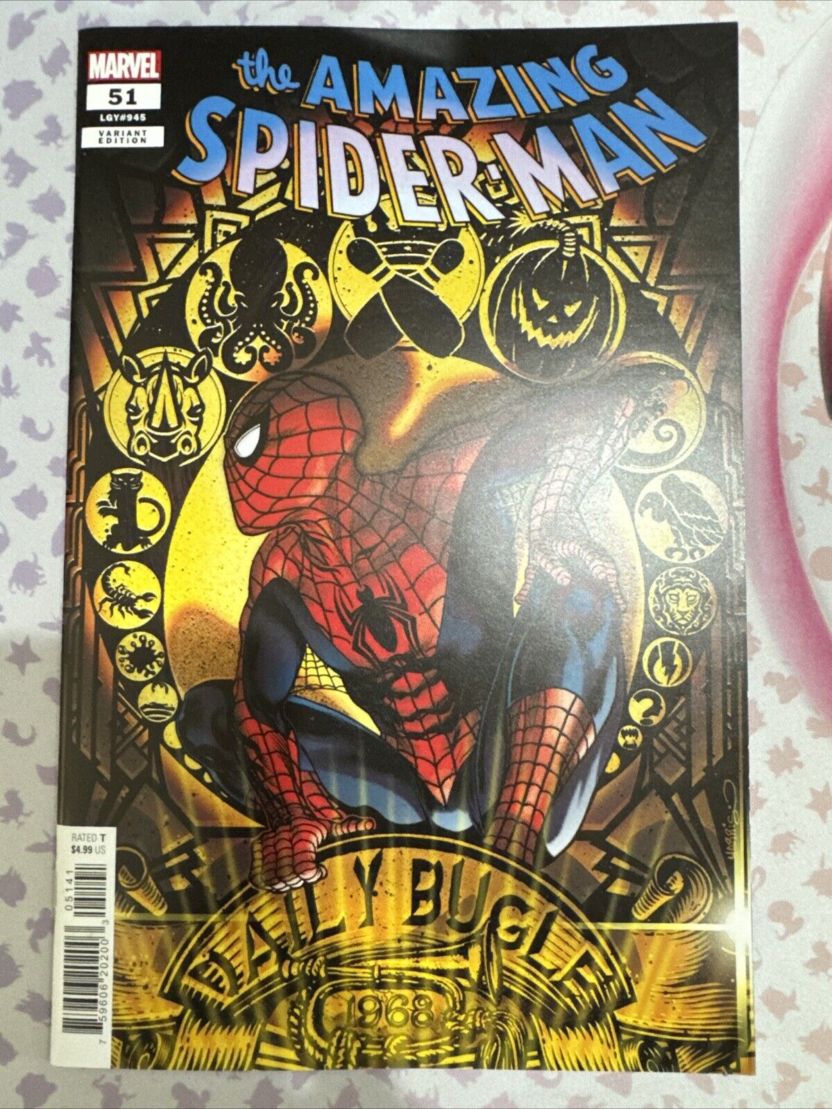 Amazing Spider-Man #51 LGY #945 Harris Variant Marvel 2024 VF/NM Comics
