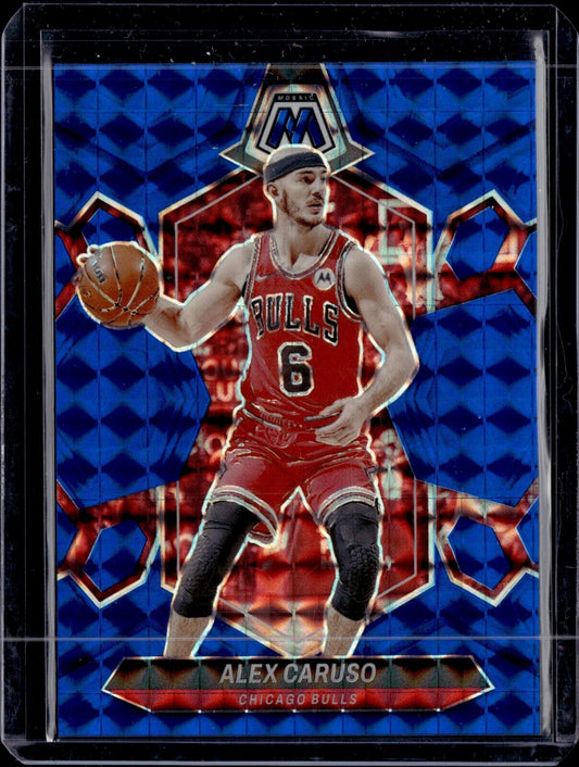2023-24 Panini Mosaic Blue Mosaic Prizm #111 Alex Caruso /199