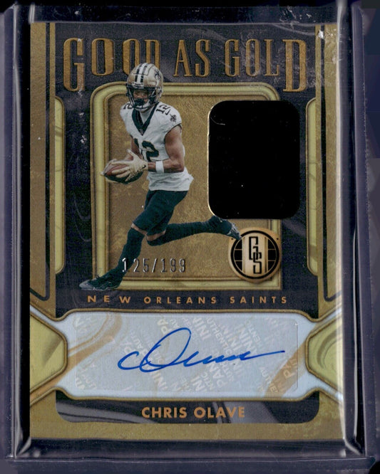 2024 Panini Gold Standard - Good as Gold #GAG-COE Chris Olave /199 (AU, MEM)