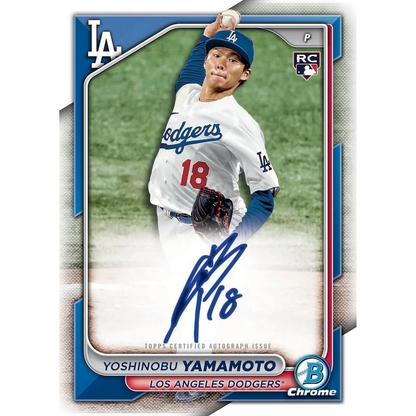 MLB  2024 Bowman Baseball Trading Card Hobby Box (24 Packs per Box) - Shohei Oht