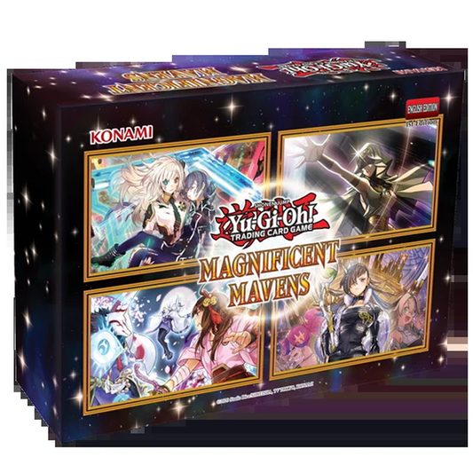 Yu-Gi-Oh Cards - MAGNIFICENT MAVENS HOLIDAY BOX (70 Card Sleeves, 4 Booster Pack