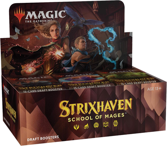 Magic: the Gathering Strixhaven Draft Booster Box | 36 Packs (540 Magic Cards), 