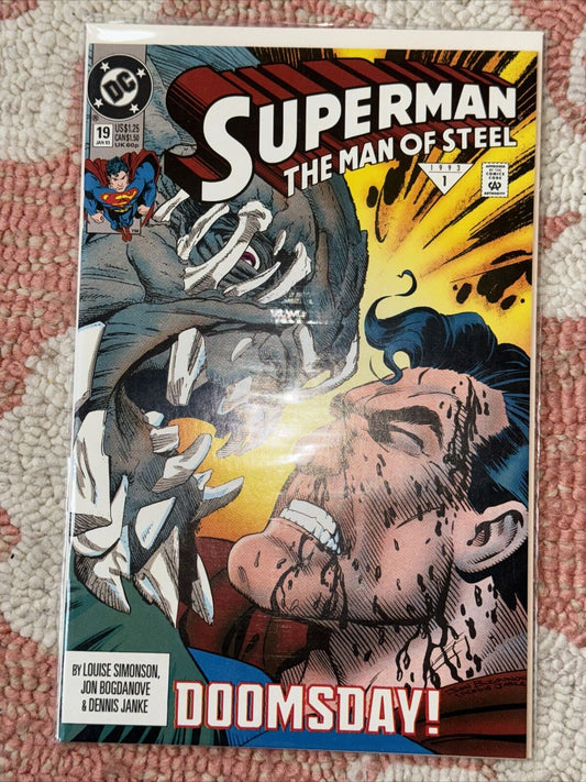 DC Comics Superman The Man of Steel #19 1993 Doomsday NM/MT Bagged & Boarded