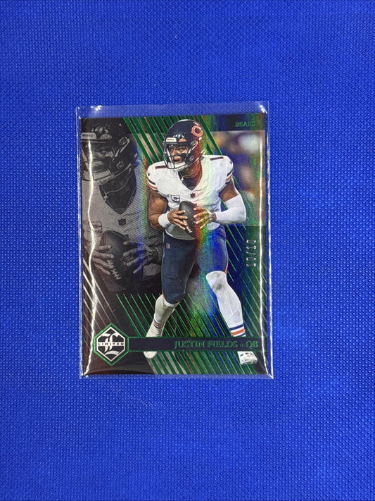 2023 Panini Limited Green Justin Fields #21 Chicago Bears 10/10 NM