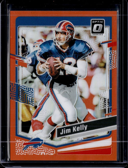 2023 Panini Donruss Optic - #21 Jim Kelly (Orange) /249