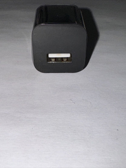 1A USB Wall Charger Plug AC Home Power Adapter for iPhone  Samsung Android BLK