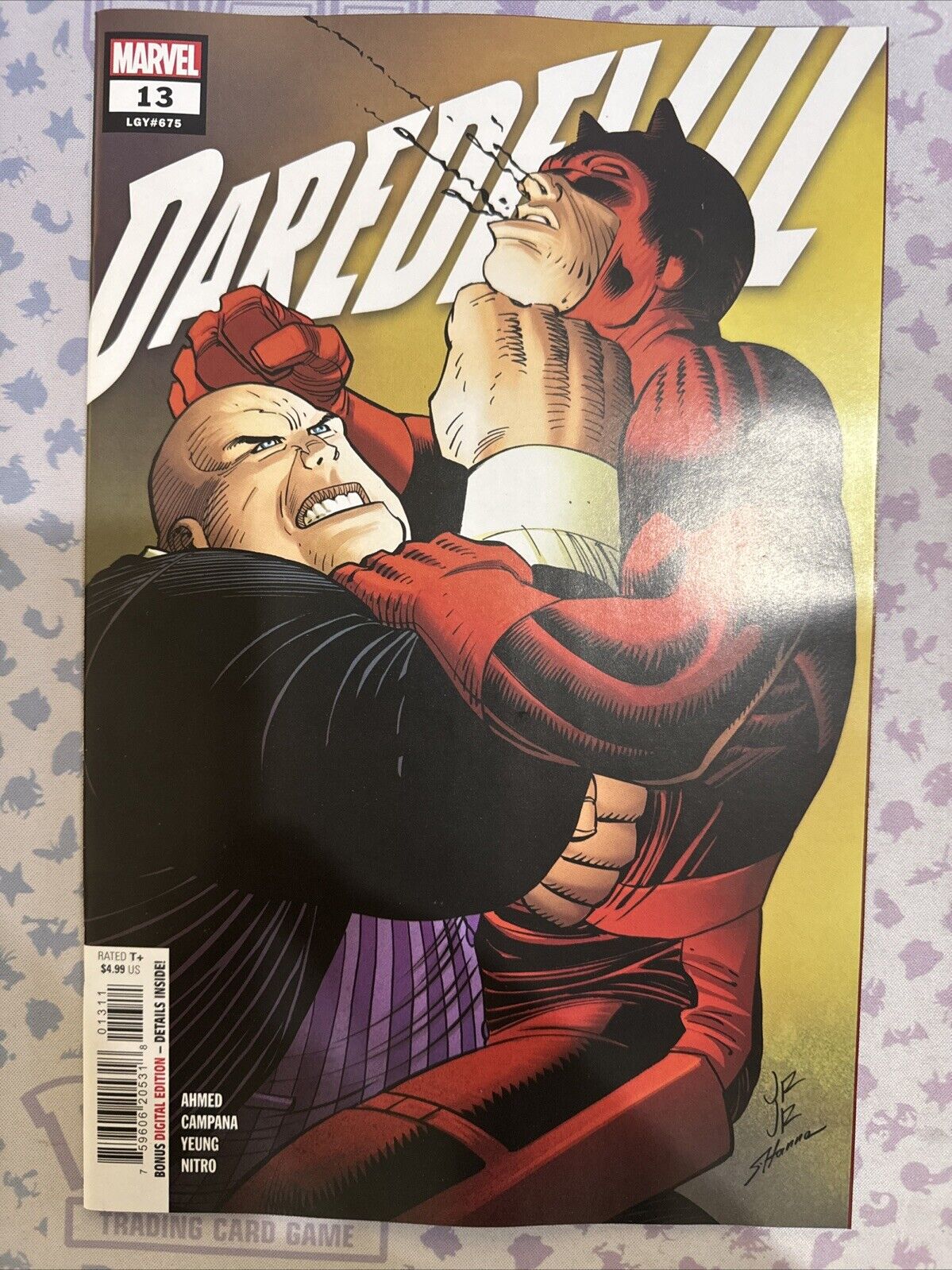 Daredevil Comic 13 First Print Cover A John Romita Jr 2024 Ahmed Yeung Marvel