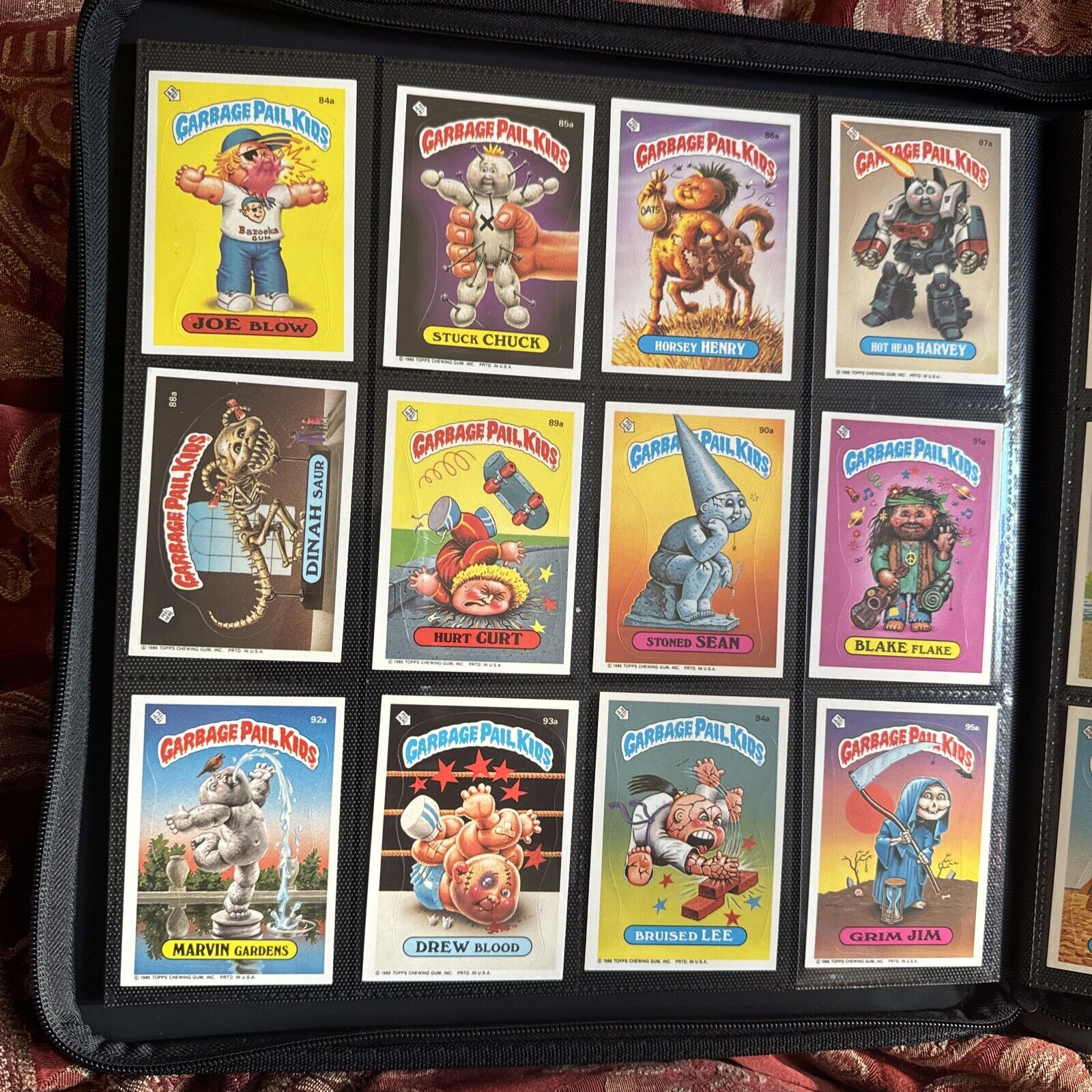 Lot of 424 (1985-1987) Vintage Garbage Pail Kids Sticker Cards - No Duplicates!