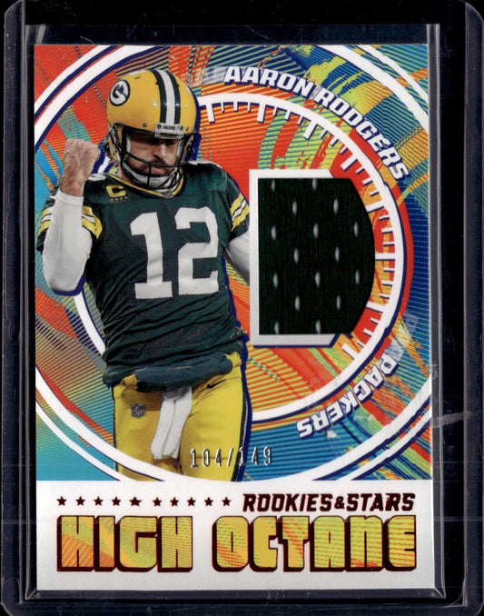 2022 Panini Rookies & Stars - High Octane Memorabilia #HM-AR Aaron Rodgers /149