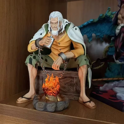 Anime Figure Figurine One Piece Action Figure Silvers Rayleigh Model