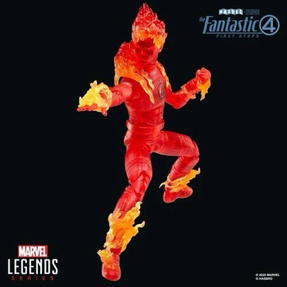 IN HAND!! Marvel Legends Fantastic Four First Steps HUMAN TORCH 6" Hasbro Figure