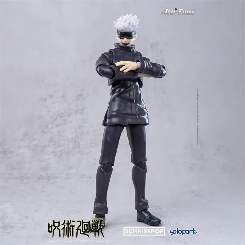 SHF 15Cm Pvc Jujutsu Kaisen Satoru Gojo Itadori Yuji Fushiguro Megumi Action Ani
