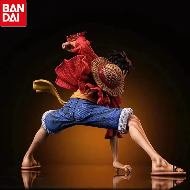 18Cm One Piece Luffy Figures Monkey D. Luffy Battle Style Action Figures Anime C