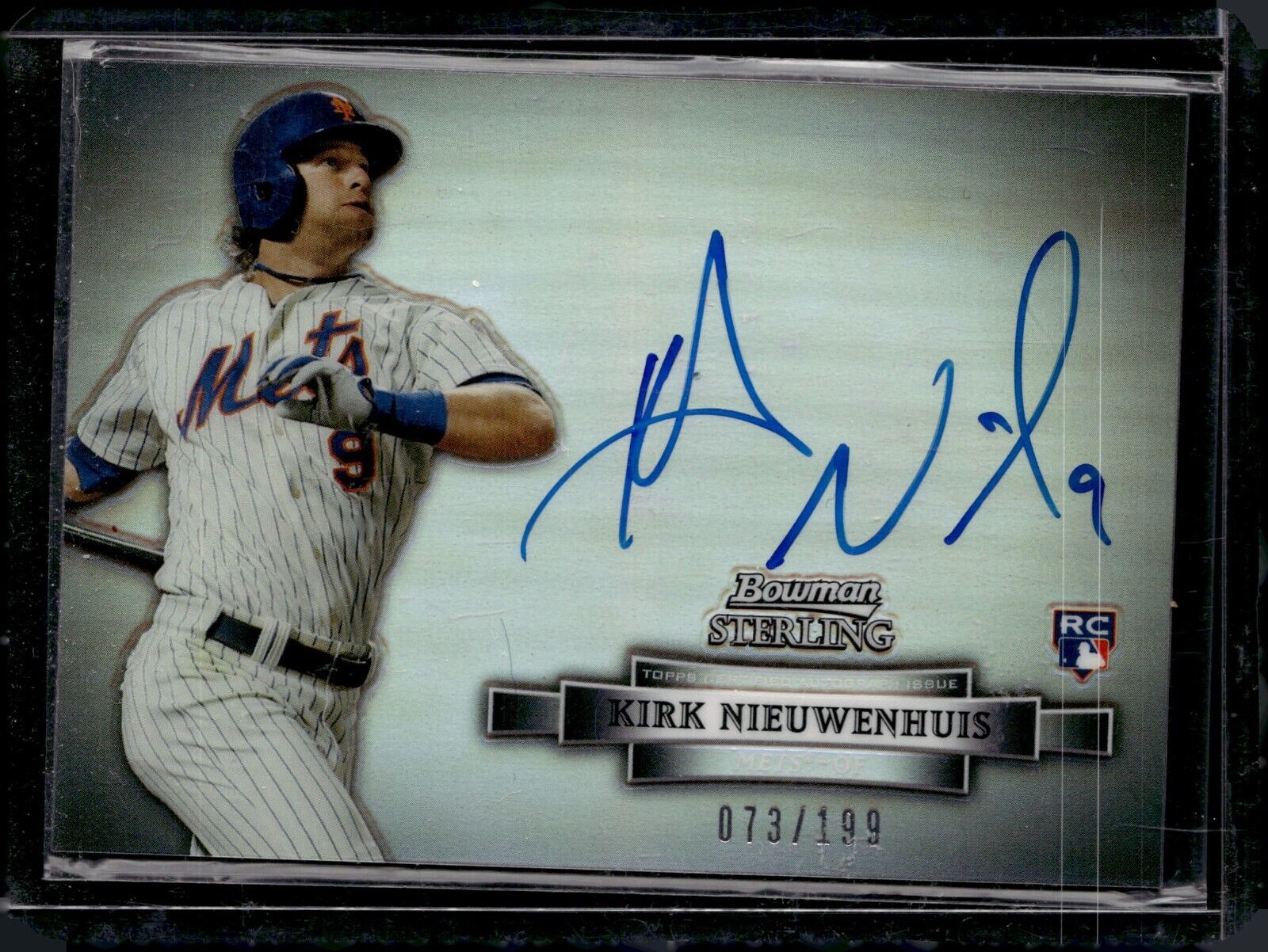 2012 Bowman Sterling Auto Rookie Refractor /199 Kirk Nieuwenhuis Auto RC