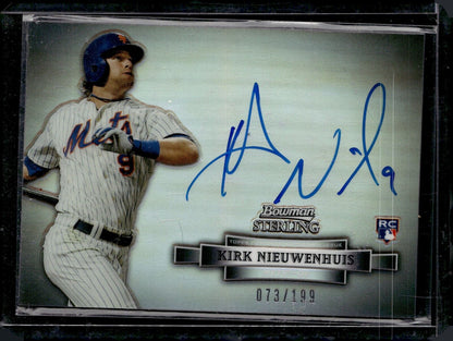 2012 Bowman Sterling Auto Rookie Refractor /199 Kirk Nieuwenhuis Auto RC
