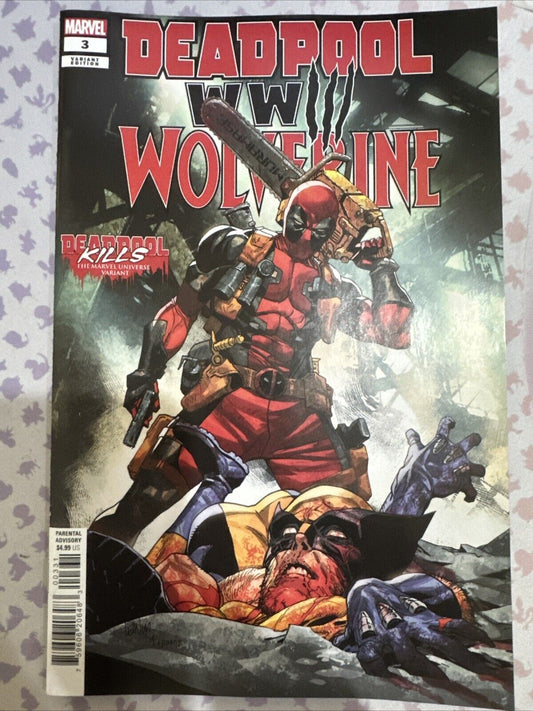 DEADPOOL & WOLVERINE WWIII #3 YU VARIANT NM 2024