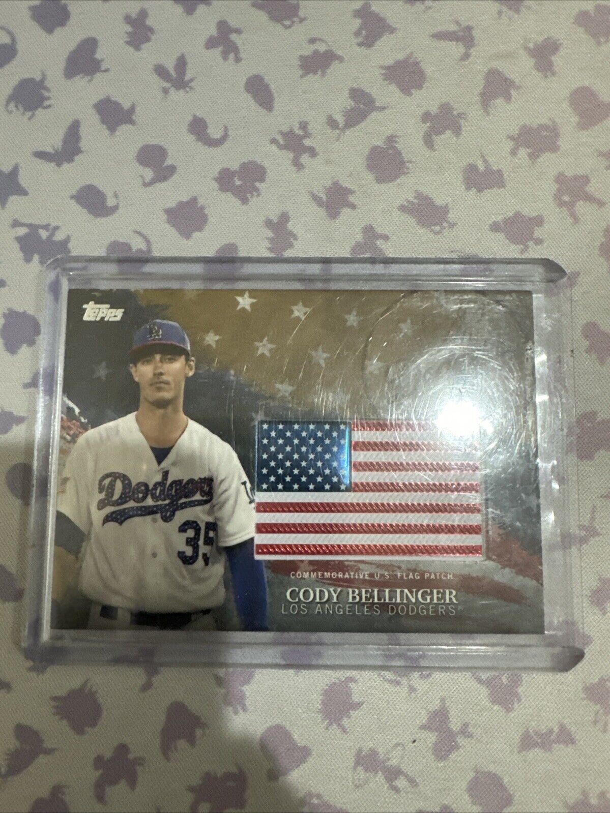 2018 Topps - MLB Independence Day Patches Gold #IDML-CB Cody Bellinger /99