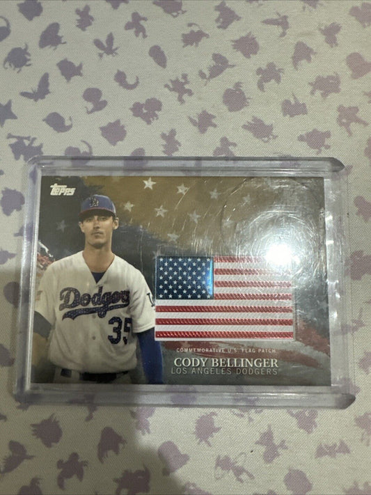 2018 Topps - MLB Independence Day Patches Gold #IDML-CB Cody Bellinger /99