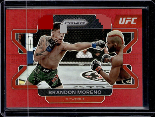 Brandon Moreno [Red] #47 2022 Panini Prizm UFC /299