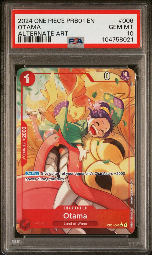 ONE PIECE PRB01 - 006 OTAMA ALT ART PSA 10