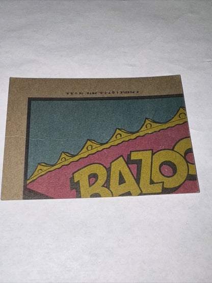 Bazooka Joe and His Gang Puzzle #1  Card # 425