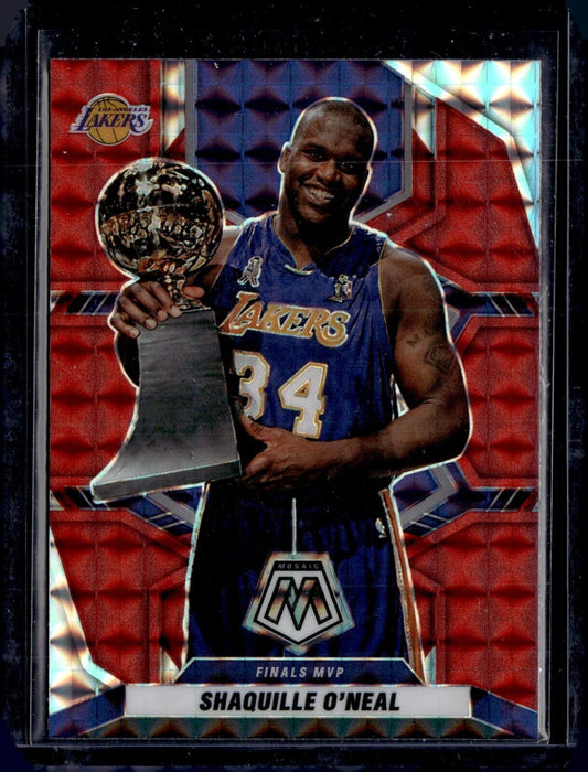 2021-22 Panini Mosaic - Finals MVPs #297 Shaquille O'Neal (Red)