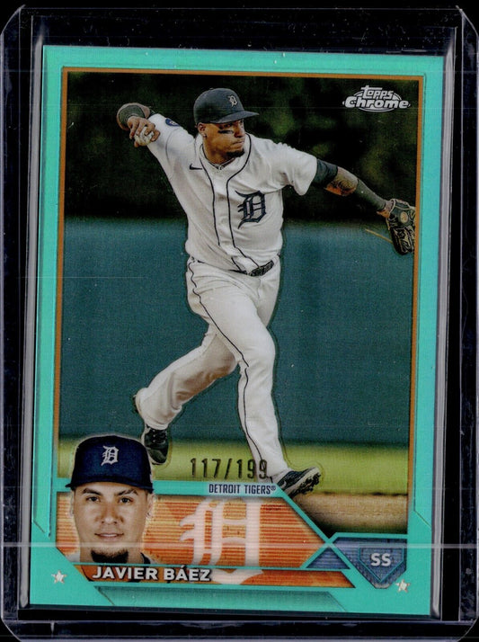 2023 Topps Chrome - #83 Javier Báez (Aqua) /199