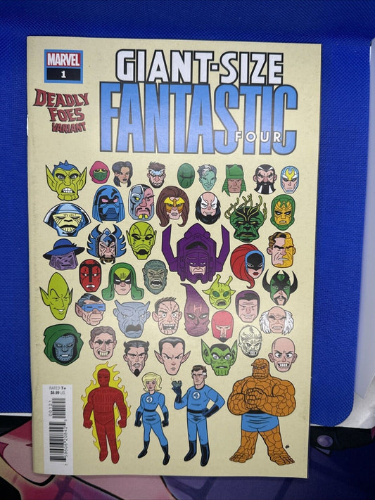 ‼️🔥👀 Giant-Size Fantastic Four #1 (2024) Deadly Foes Variant NM/M