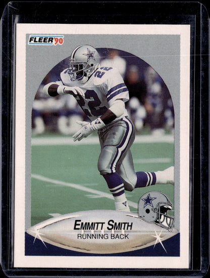 1990 Fleer Update - Small NFLPA Logo #U-40 Emmitt Smith (RC)
