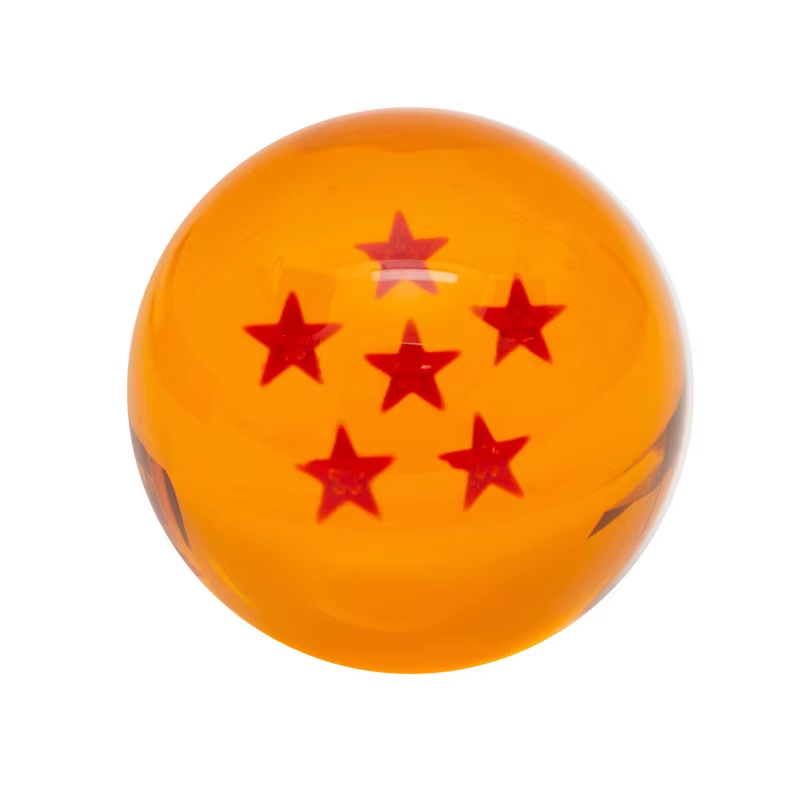 3.5Cm Anime Dragon Ball Z 7 Stars Crystal Ball Orange Blue Resin Crystal Globe D