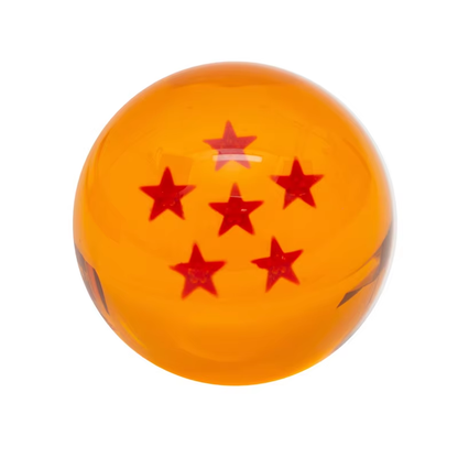 3.5Cm Anime Dragon Ball Z 7 Stars Crystal Ball Orange Blue Resin Crystal Globe D