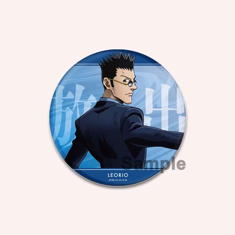 Anime Hunter X Hunter Brooches Gon Killua Kurapika Leorio Cartoon Pins Backpack 