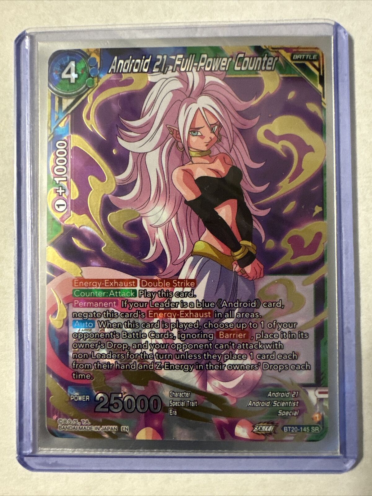 Dragon Ball Super Android 21, Full-Power Counter Super Rare SR MINT
