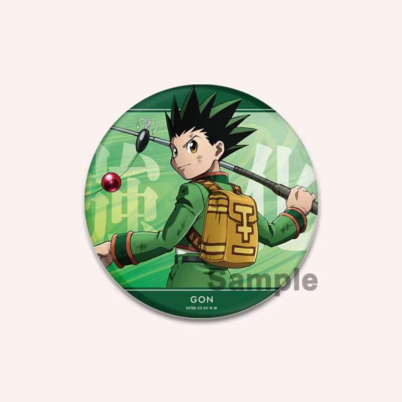 Anime Hunter X Hunter Brooches Gon Killua Kurapika Leorio Cartoon Pins Backpack 