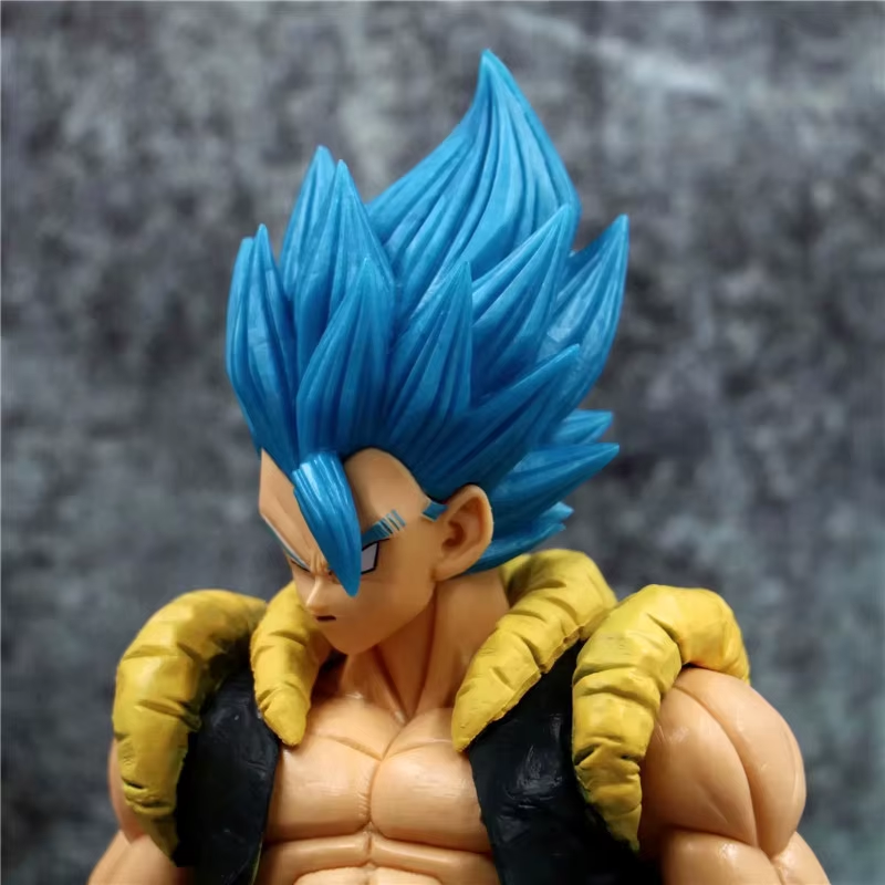 31CM Dragon Ball Z Super Saiyan Blue Gogeta Figure Toys Anime DBZ PVC Figurines 