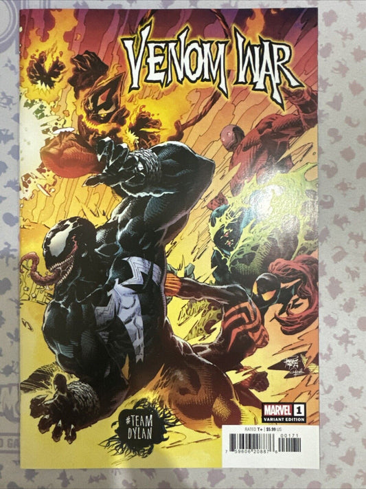 Venom War #1 Team Dylan Variant Marvel 2024 VF/NM Comics