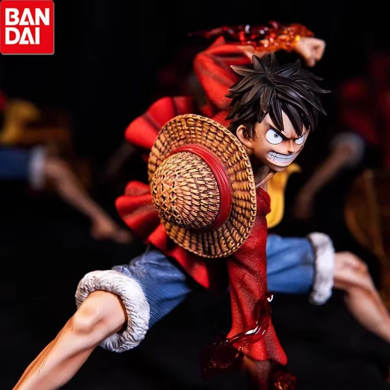 18Cm One Piece Luffy Figures Monkey D. Luffy Battle Style Action Figures Anime C